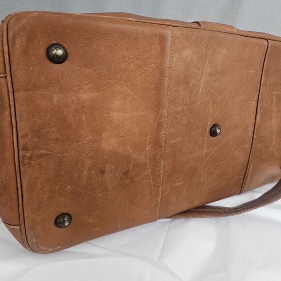 XL Leather Duffle Bag Travel Crossbody CDC Swag 2002 - Picture 6 of 11